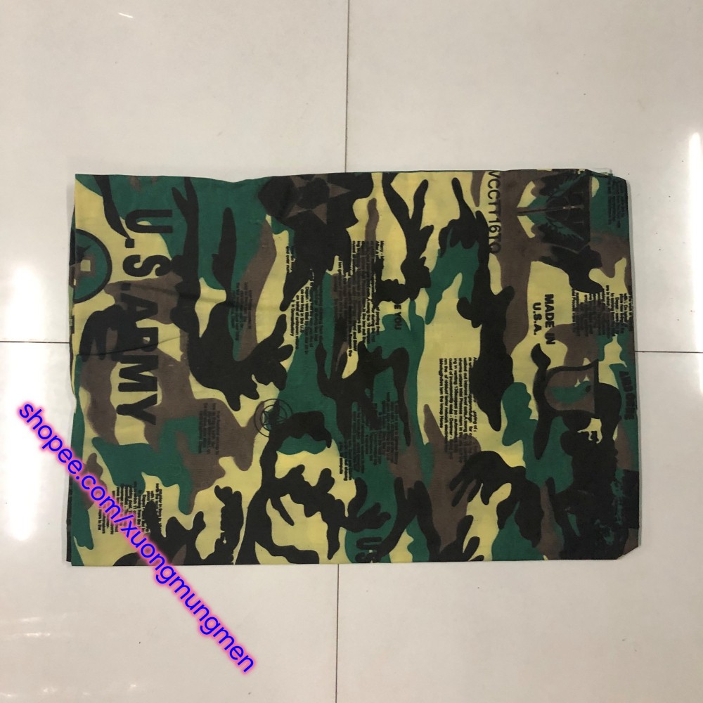 Võng Rằn Ri Dày Màu Lính