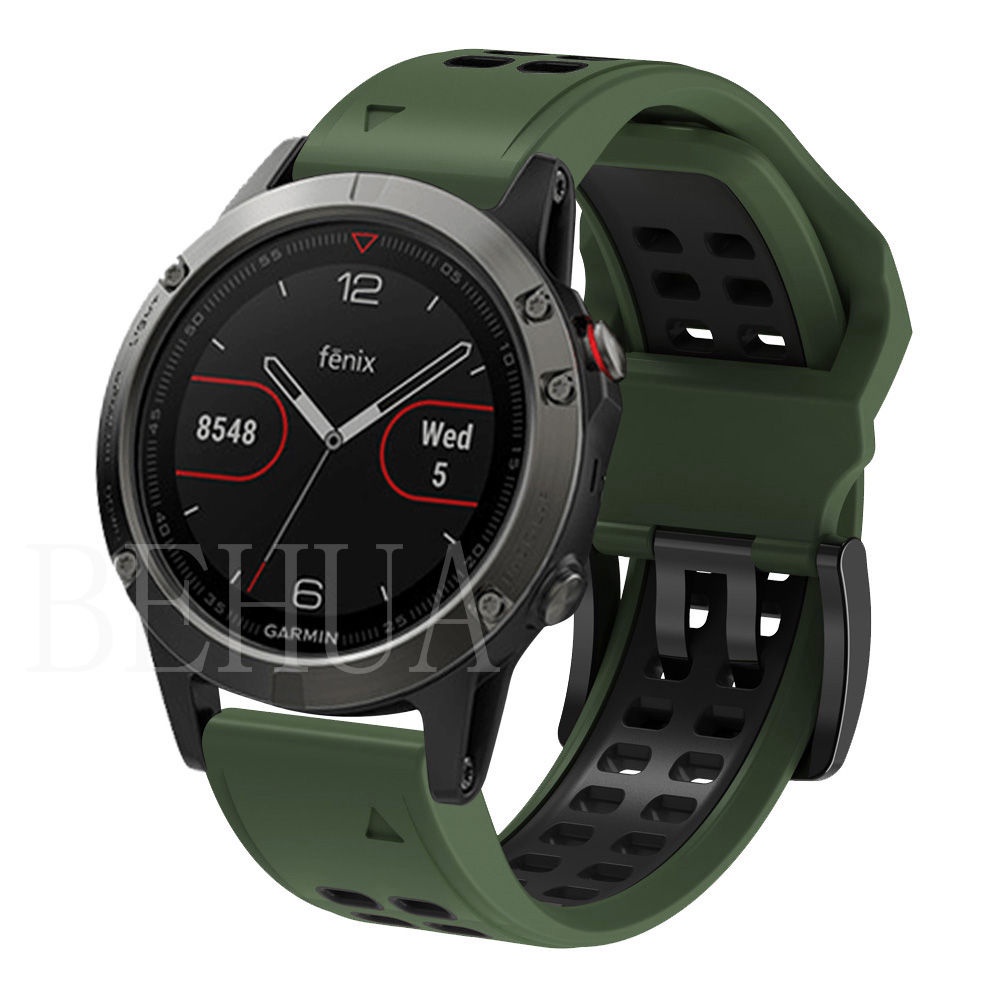 Dây Silicone Thay Thế Cho ĐồNg Hồ Garmin Fenix 7X 7 6X 6 Pro Fenix 5X 5 Plus Forerunner 945 22 26MM