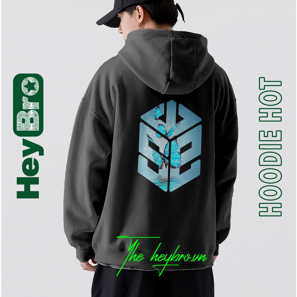 Áo hoodie nam nữ - áo hoodie nỉ thu đông phong cách ulzzang nhiều màu chất nỉ bông dày đẹp HD18