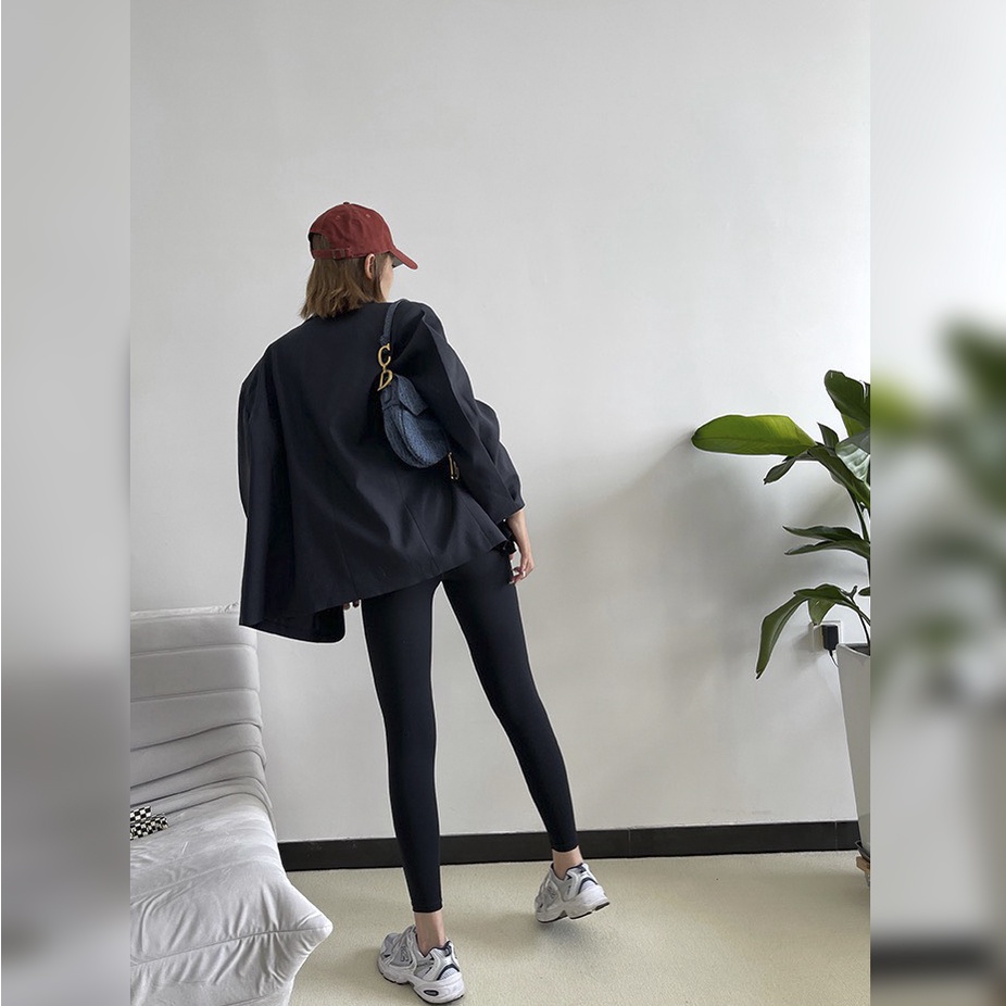 Quần legging nữ BECHIPI dài lưng cạp cao giữ nhiệt bigsize - QLG2214