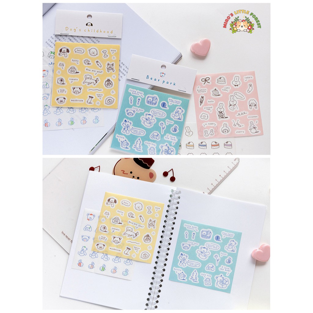 STICKER 6 TẤM LIFE NAP | MST264