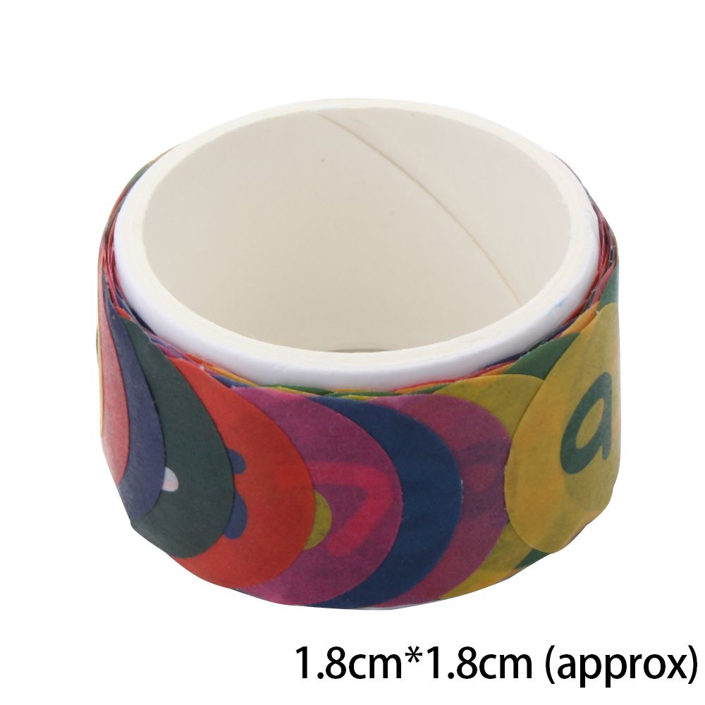 Set 100 Cuộn Băng Keo Giấy In Chữ Số Dễ Thương Dùng Để Trang Trí Đồ Thủ Công