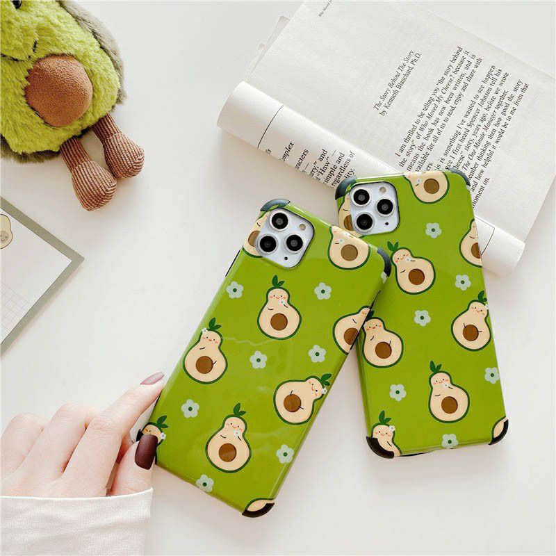 Ốp lưng iphone - ốp iphone Bơ Cute Chống Sốc 5/5s/6/6plus/6s/6splus/7/7plus/8/8plus/x/xs/11/12/pro/max/plus/promax