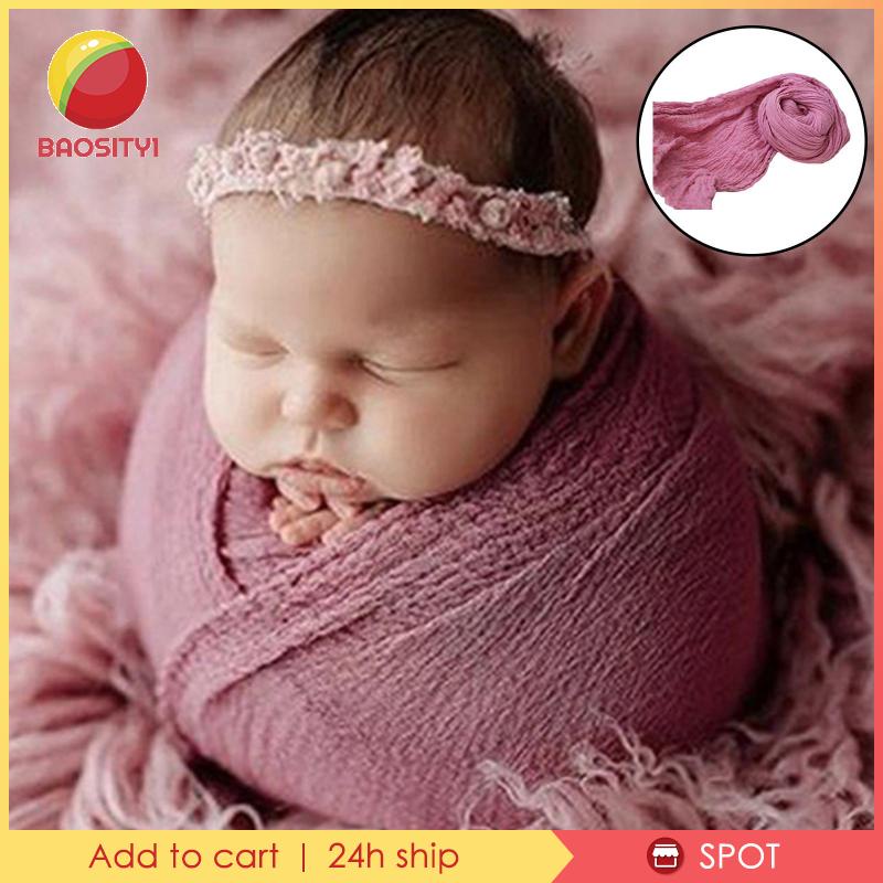 Khăn Quấn Chụp Ảnh Co Giãn Cho Bé 0-6 Tháng Tuổi