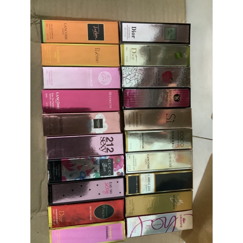 Combo 5 chai nước hoa mẫu 5D