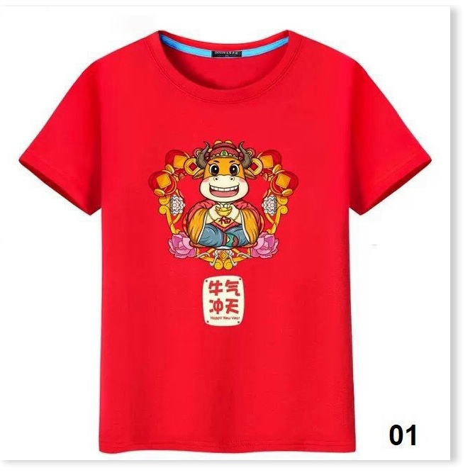 ÁO THUN NAM NỮ TẾT PHÚC LỘC THỌ MAY MẮN ĐẾN MỌI NHÀ NHIỀU HỌA TIẾT KHÁC NHAU CỰC ĐẸP KME FASHION