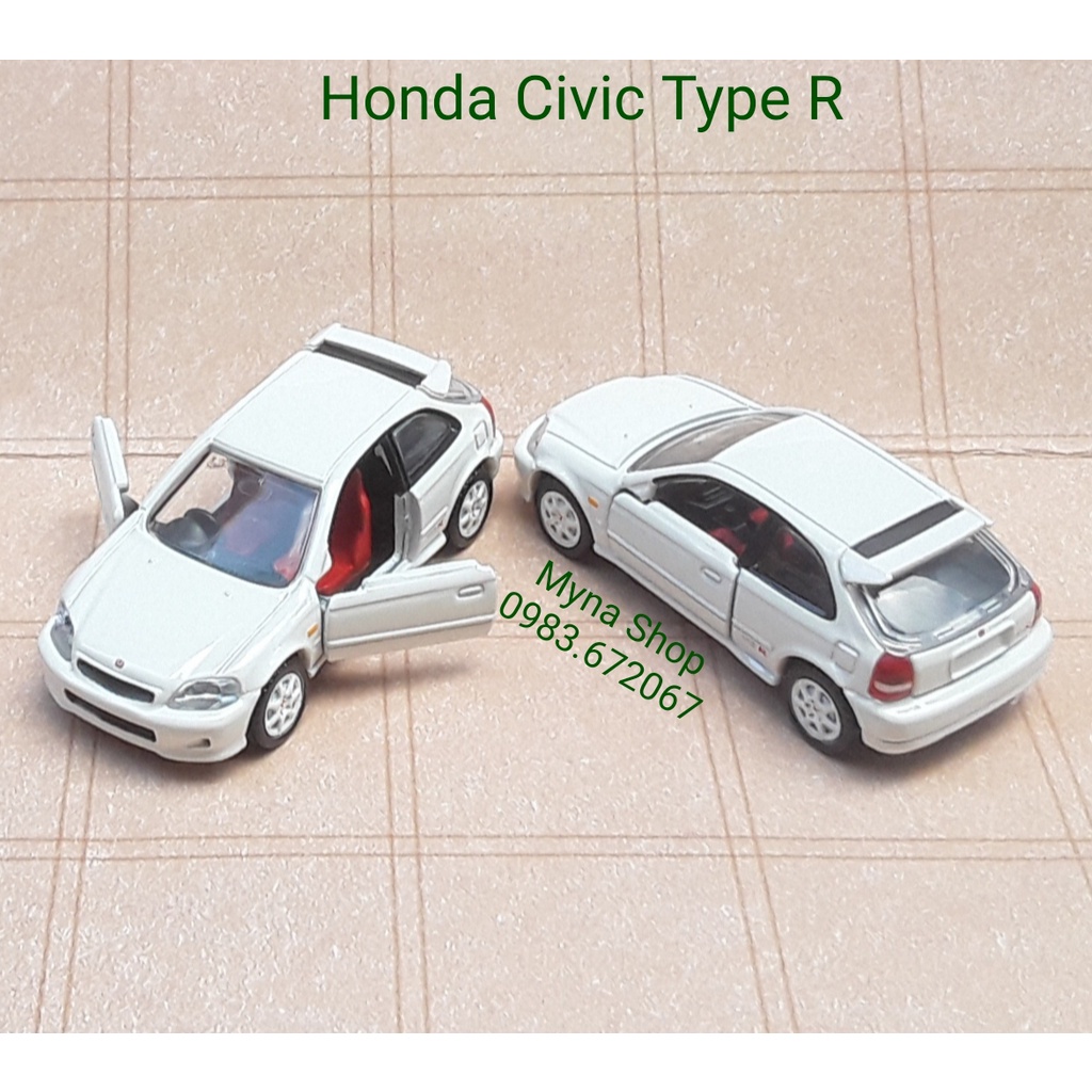 Đồ chơi mô hình xe tomica premium, No.37 Honda Civic Type R