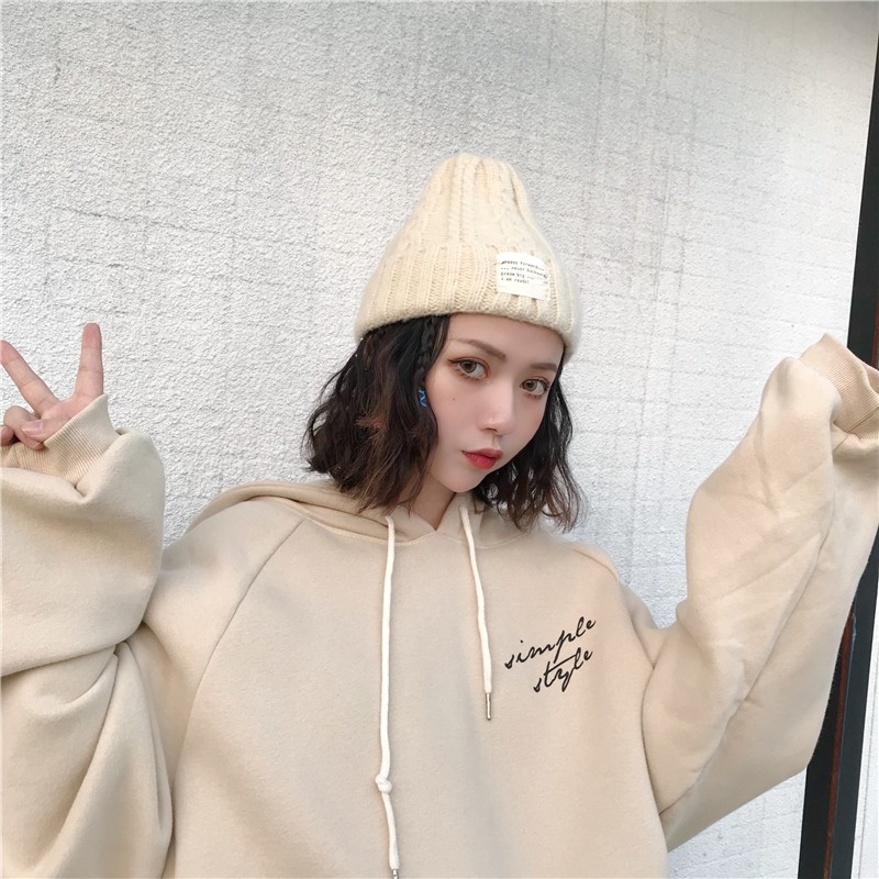 [CÓ BIGSIZE] [HD31] Áo hoodie rộng ulzzang unisex tay phồng mũ rộng - Liti shop