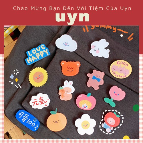 Huy Hiệu Cute Cài Áo - Pin Cài Balo Xinh