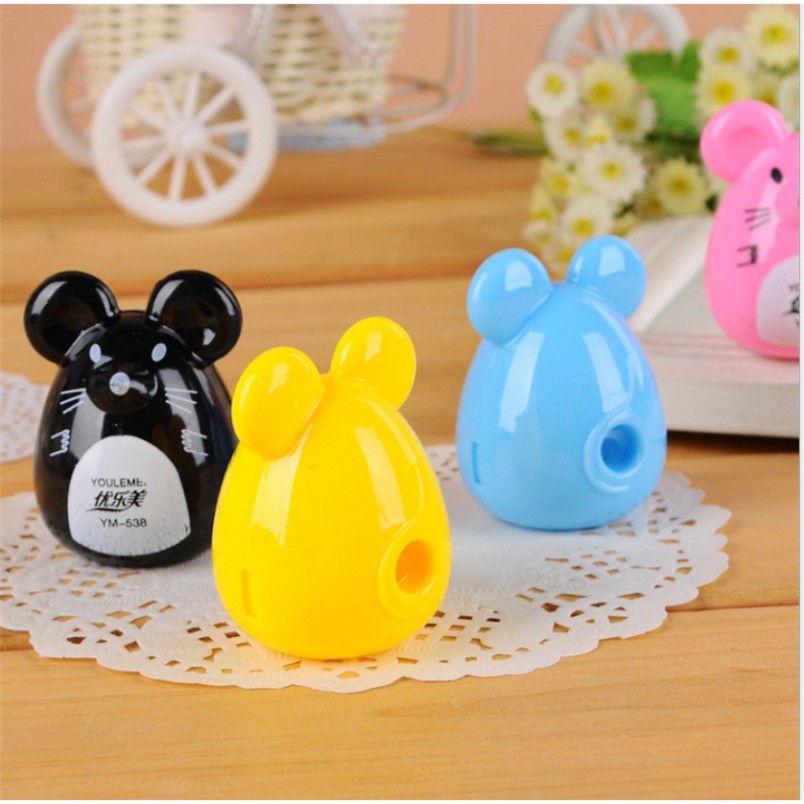Gọt bút chì cute hình Chuột siêu dễ thương - Chuốt bút chì văn phòng phẩm tiện dụng cho bé