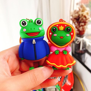 Móc khóa thú cute hình ếch dễ thương