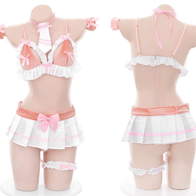 7 Bộ Đồ Ngủ - Cosplay Sexy Nữ Sinh Nhật Bản Anime  Anh Quốc Trong Suốt Caro Đủ Màu Váy Ngủ Chụp Hình Studio