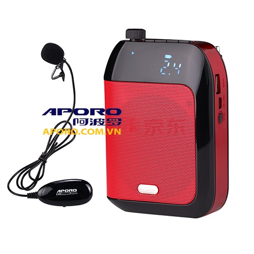 Máy trợ giảng Aporo T9 2.4G Mic không dây Bluetooth.