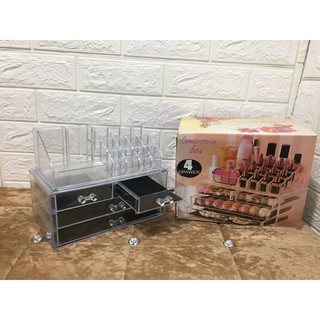 Kệ để đồ trang điểm mika 4 TẦNG