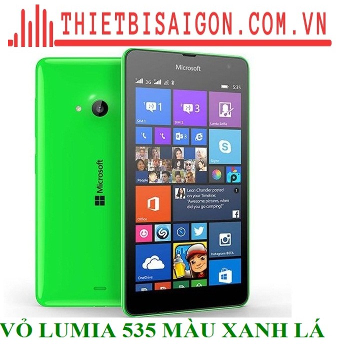 VỎ LUMIA 535 MÀU XANH LÁ