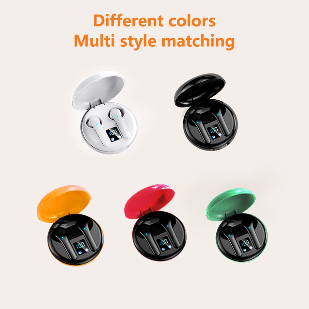 Noise Reduction TWS Gaming Earphone IPX5 Waterproof Wireless Running Fitness Bluetooth-compatible Headset withELEN
