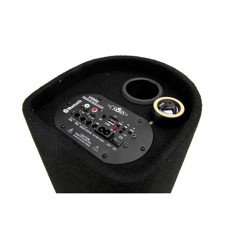 Loa Điện CROWN 6 ĐẾ TRAY ĐỌC THẺ NHỚ;USB CÓ BLUETOOTH