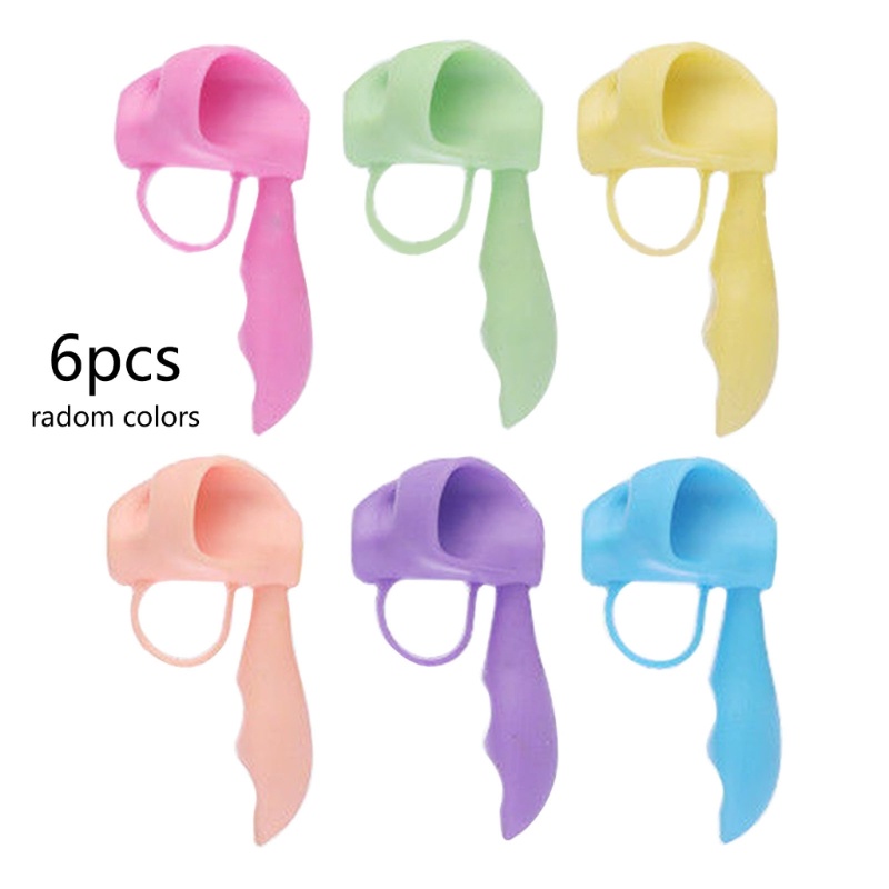 Giá Đỡ Bút Chì 6 Ngăn Bằng Silicone Tiện Dụng