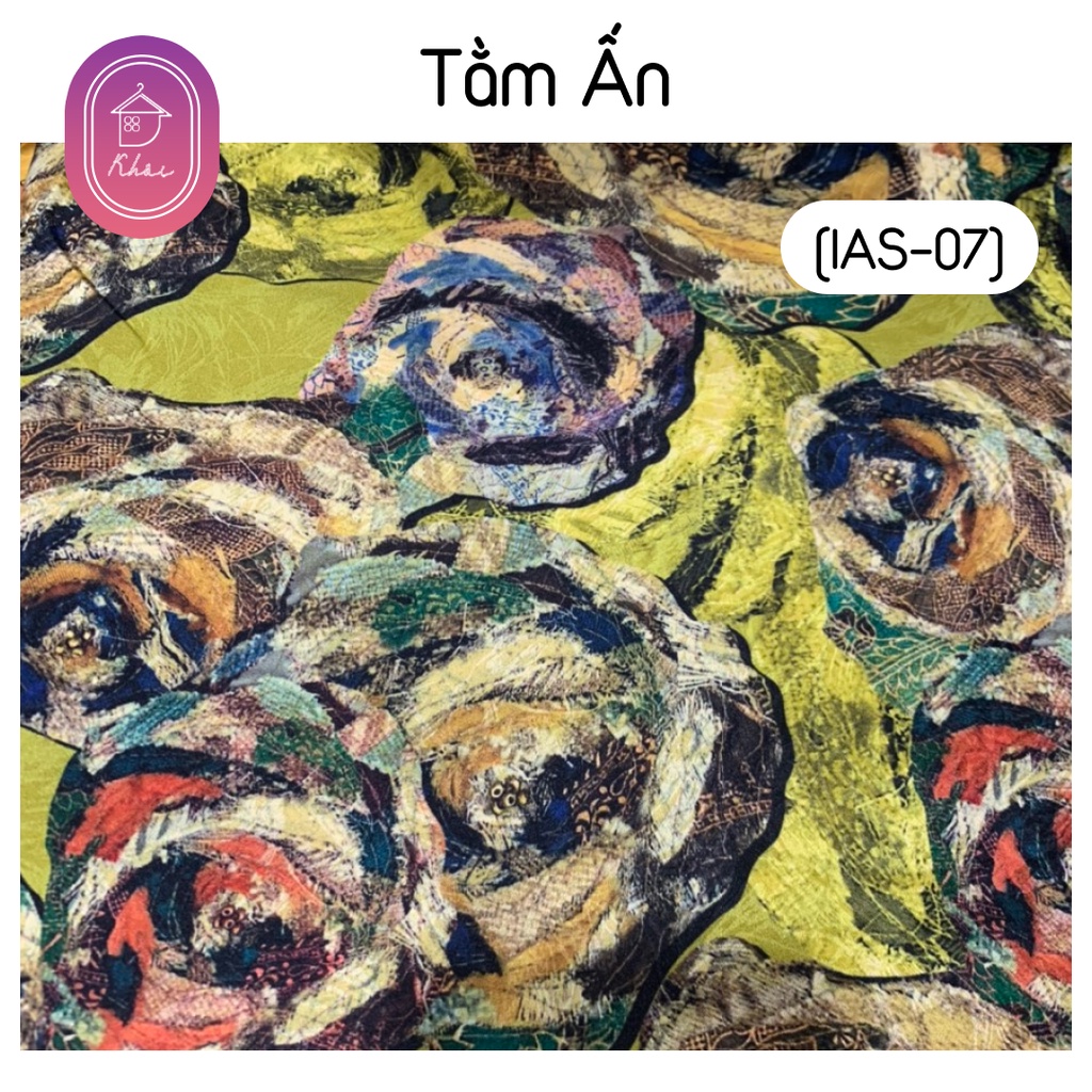 Vải tằm Ấn may khăn, áo, váy cực đẹp chất mát rượi, lên người cực đẹp