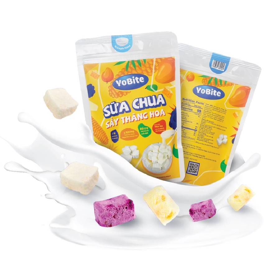 Sữa chua sấy thăng hoa Yobite-Vị Xoài 35grams - Ăn dặm cho bé - Hỗ trợ tiêu hóa, tăng sức đề kháng