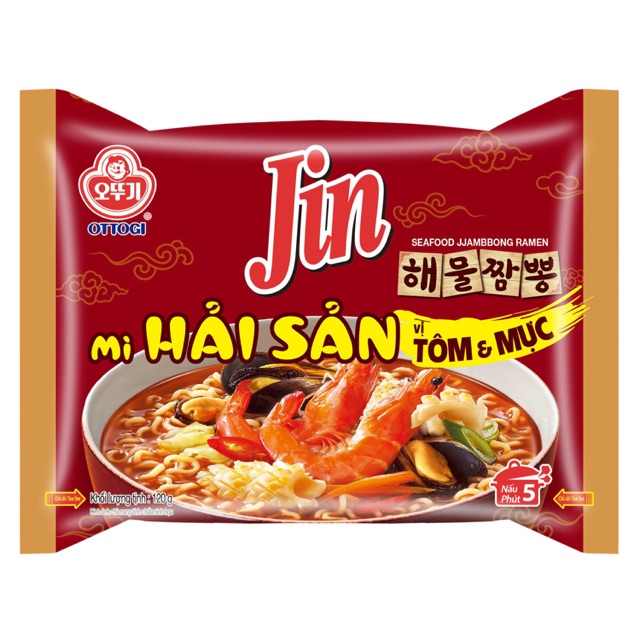 Mì hải sản tôm mực 120g