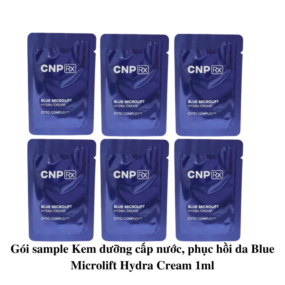 Gói sample Kem dưỡng cấp nước, phục hồi da Blue Microlift Hydra Cream 1ml_𝐄𝐁𝐈𝐒𝐔 𝐂𝐎𝐒𝐌𝐄𝐓𝐈𝐂𝐒