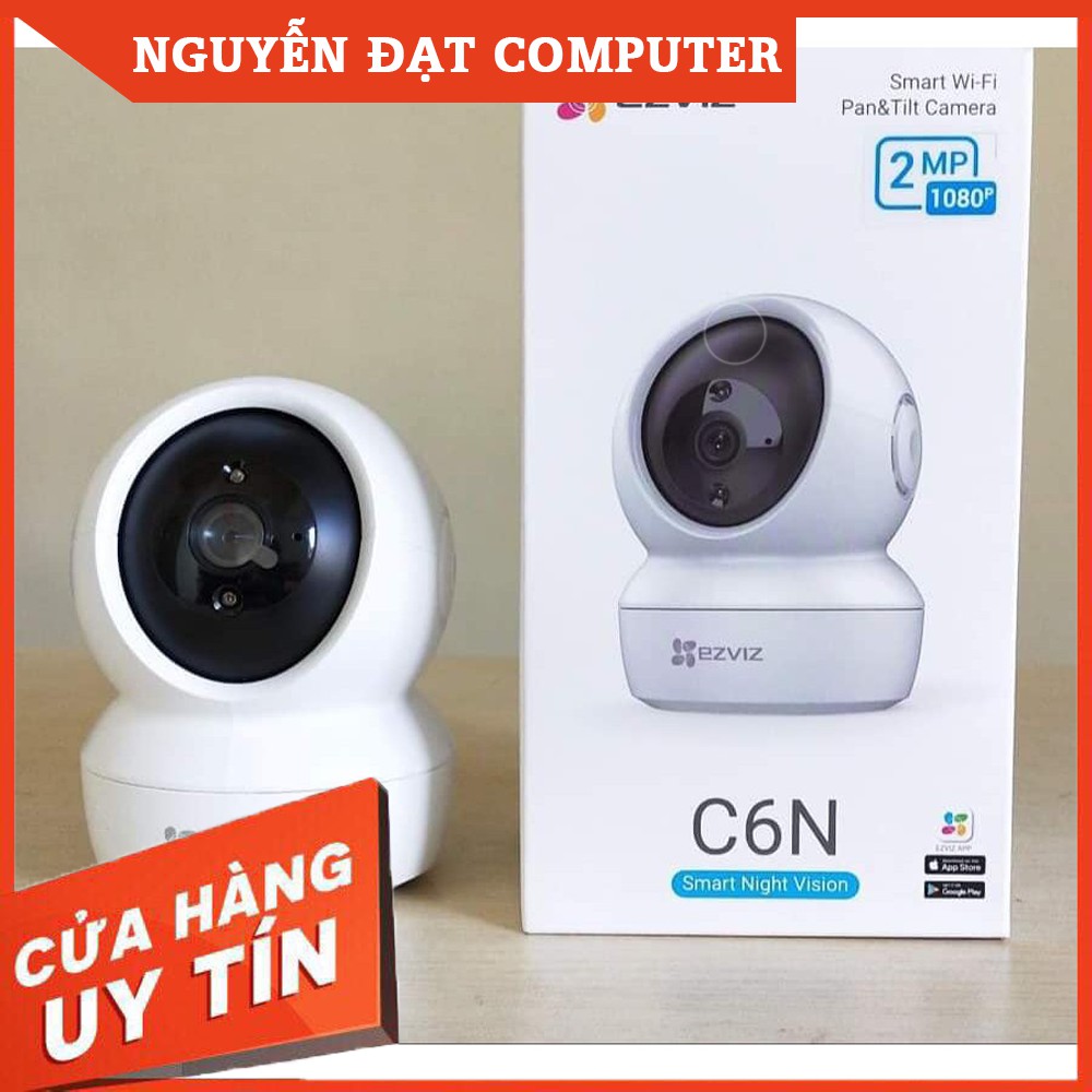 [RẺ VÔ ĐỊCH] Camera Wifi IP Ezviz C6N 1080p Xoay 360 độ -Đàm Thoại- Camera Trong nhà Không Dây ( BH 2 năm),Chính Hãng