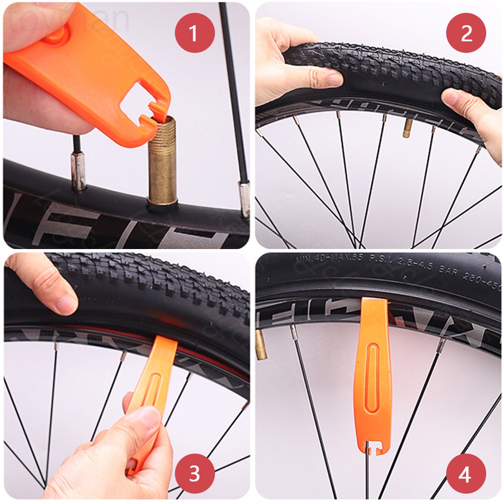 Dụng Cụ Hỗ Trợ Tháo Lắp Lốp Xe Đạp Tiện Lợi