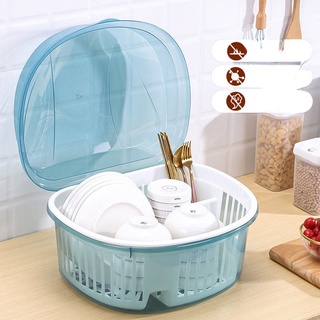 Bộ đồ ăn nhà bếp hộp lưu trữ nhựa có nắp đậy