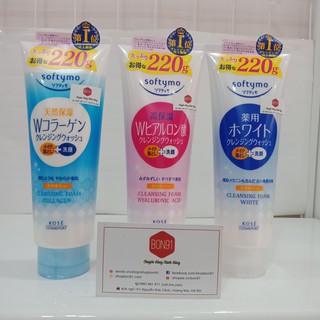 Sữa rửa mặt Kose Softymo Collagen 220g