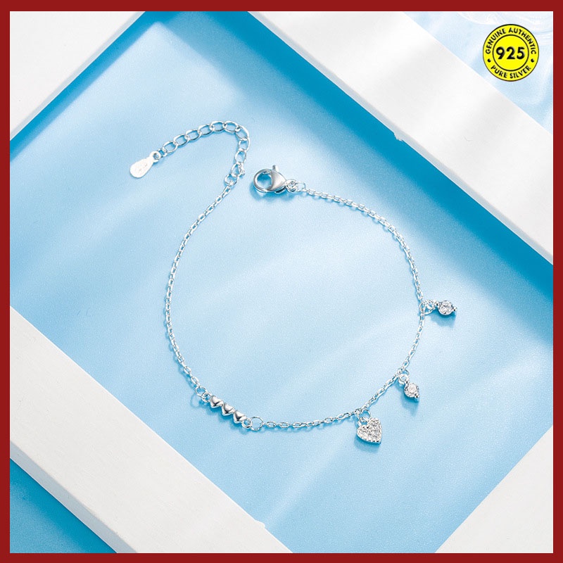 Vòng Tay Bạc 925 Mới Dành Cho Nữ Ins