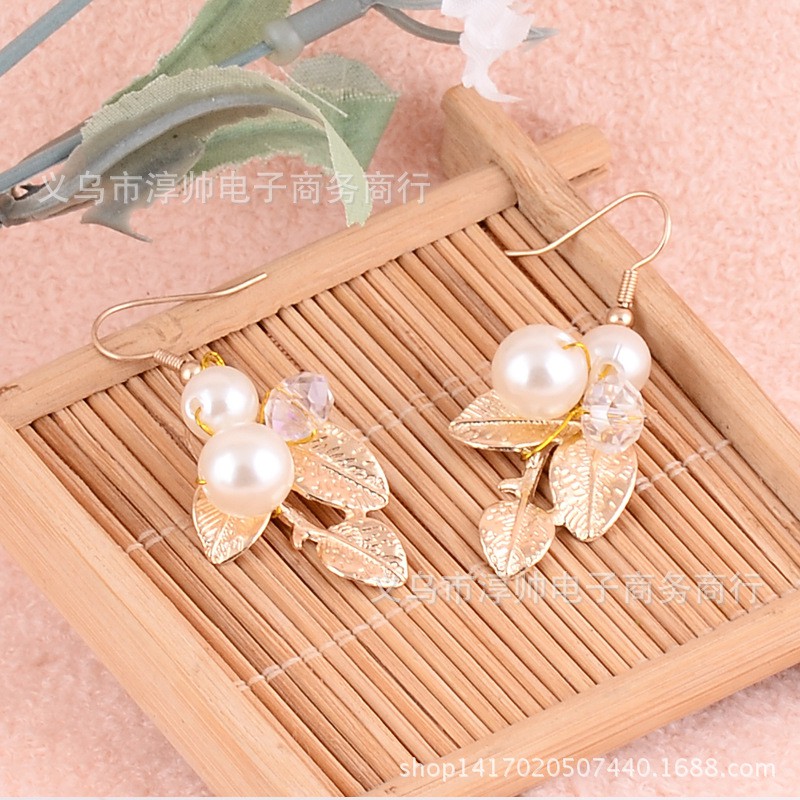 Bông tai xi mạ vàng đồng (5đôi)