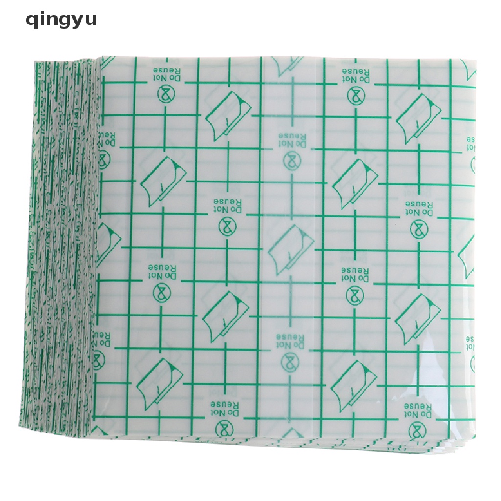 [Hàng mới về] Set 100 miếng băng keo y tế pu chống thấm nước dùng cố định vết thương khi tắm