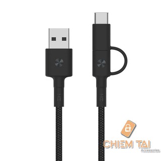 CÁP 2 TRONG 1 MICRO & TYPE-C ZMI XIAOMI AL403