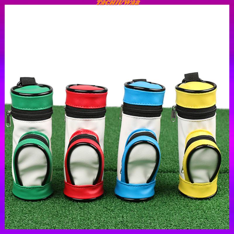 Túi Da PU Đựng 3 Quả Bóng Golf Đeo Hông Chống Thấm Nước Tachiuwa2