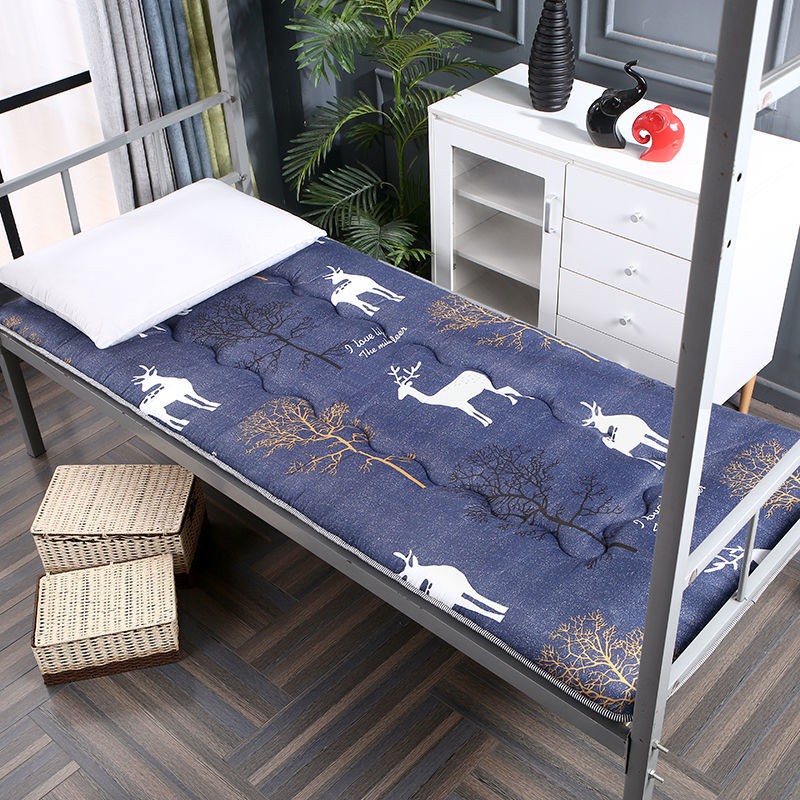 Nệm Tatami dày Đơn đôi dành cho sinh viên Kí túc xá Xốp lót 1.5m gấp sàn ngủ <