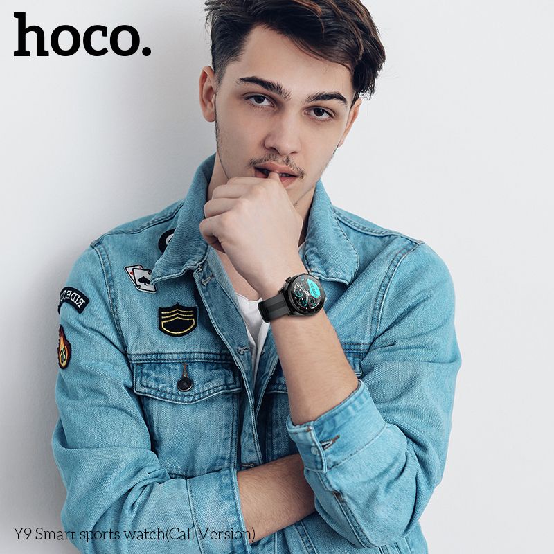 Đồng Hồ thông minh Smartwatch Hoco Y9 Call version, Y8 Y7 Y6 Y5 Y4 Y3 Y2 Y1 Pro, thời trang chính hãng - Quà tặng Tết