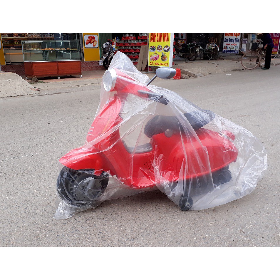 [Freeship] Xe máy điện trẻ em Vespa Cao cấp (có nhạc đèn, bá