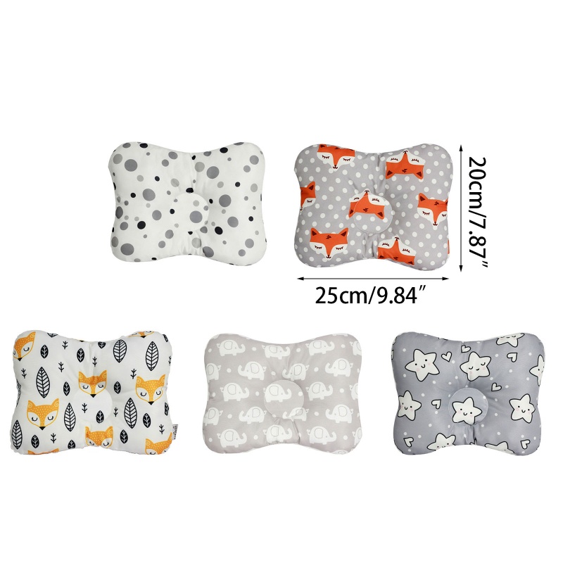 Gối Cotton Siêu Mềm Thoáng Khí Cho Bé Sơ Sinh 0-24 Tháng Tuổi