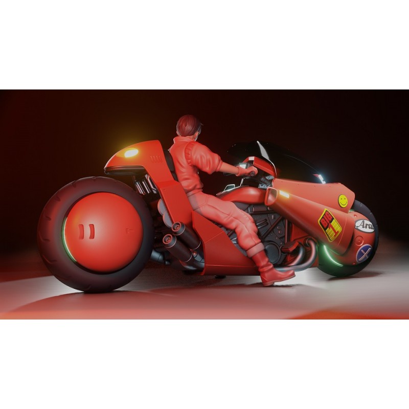 File in 3D Akira Kaneda Bike - Manga
