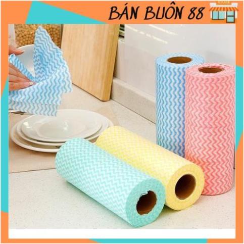 Cuộn khăn lau đa năng homeeasy 50 miếng an toàn vệ sinh