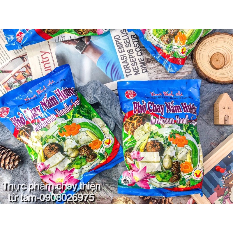 “Phở Chay Nấm Hương Vina Bích Chi” Thực Phẩm Chay Ăn Liền