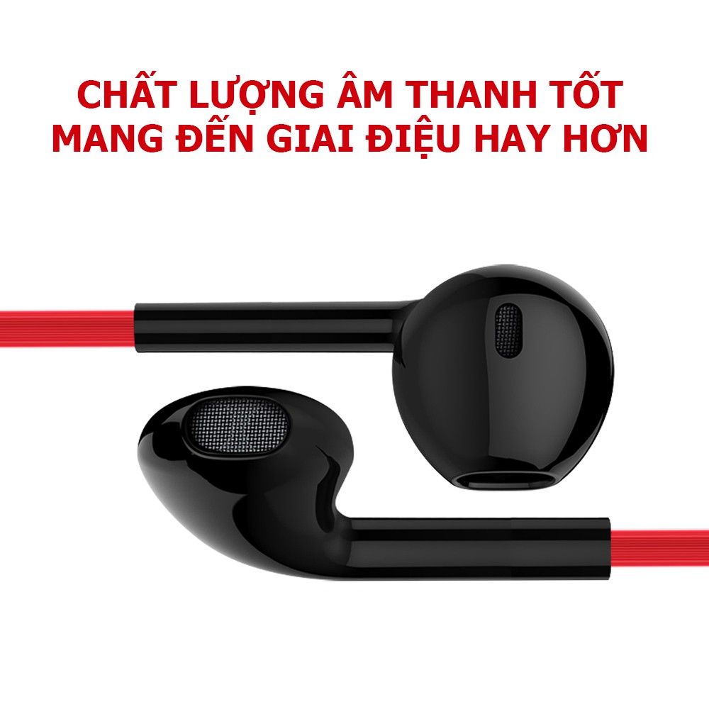 Tai nghe có dây YINDI-S17 giắc cắm 3.5, tai nghe lõi tứ cho âm thanh 4D toàn cảnh chân thực,dây bẹt chống rối.