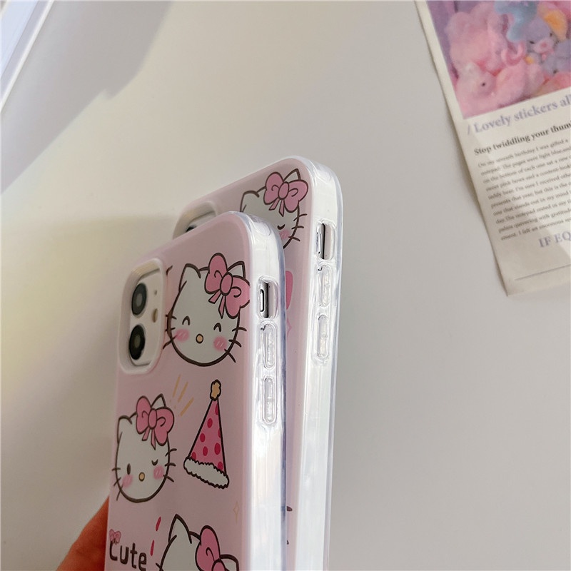 Ốp Điện Thoại Màu Hồng 3 Trong 1 Cho iphone 12 Pro 13 11 Max 6 6s 7 8 Plus X XR XS Max