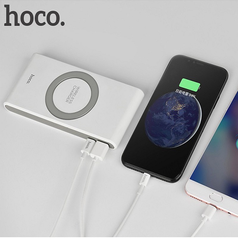 Pin sạc dự phòng Hoco B32 kiên sạc không dây dung lượng 8000mAh chính hãng