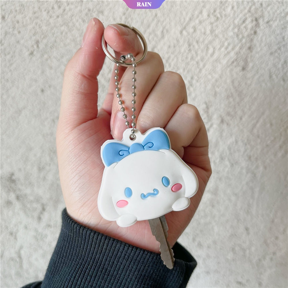 SANRIO 1 Vỏ Silicon Mềm Hình Cinnamoroll My Melody Kuromi Hello Kitty Bảo Vệ Chìa Khóa