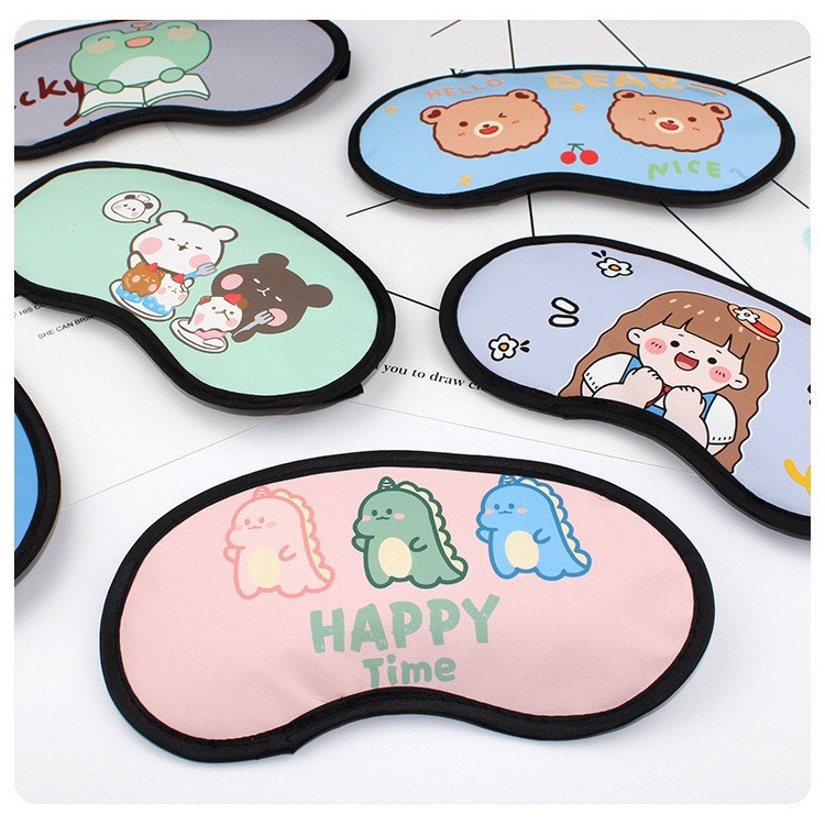 [Giao mẫu ngẫu nhiên] Miếng Che Mắt Chống Chói Mắt Miếng che mắt ngủ bịt mắt ngủ hình thú dễ thương