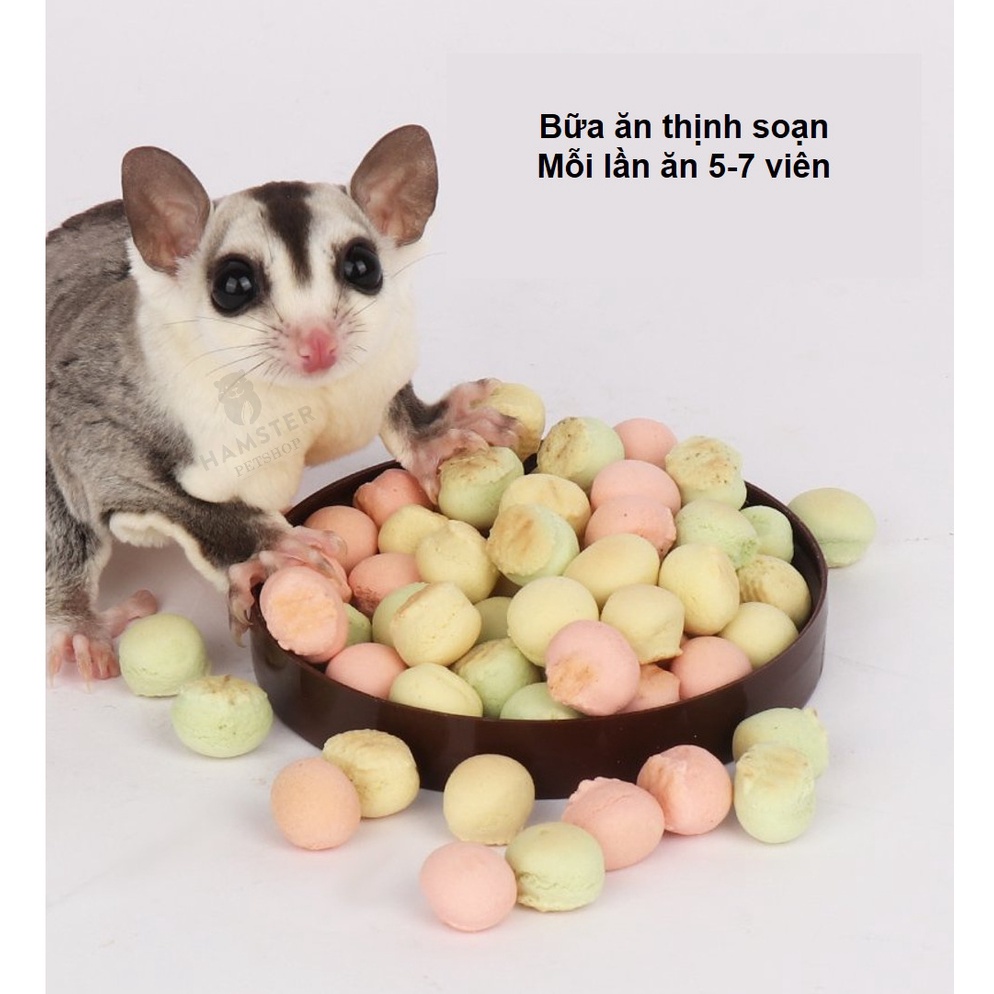 Bánh sữa Milk Ball cho Hamster, thỏ , bọ , sóc, thú cưng