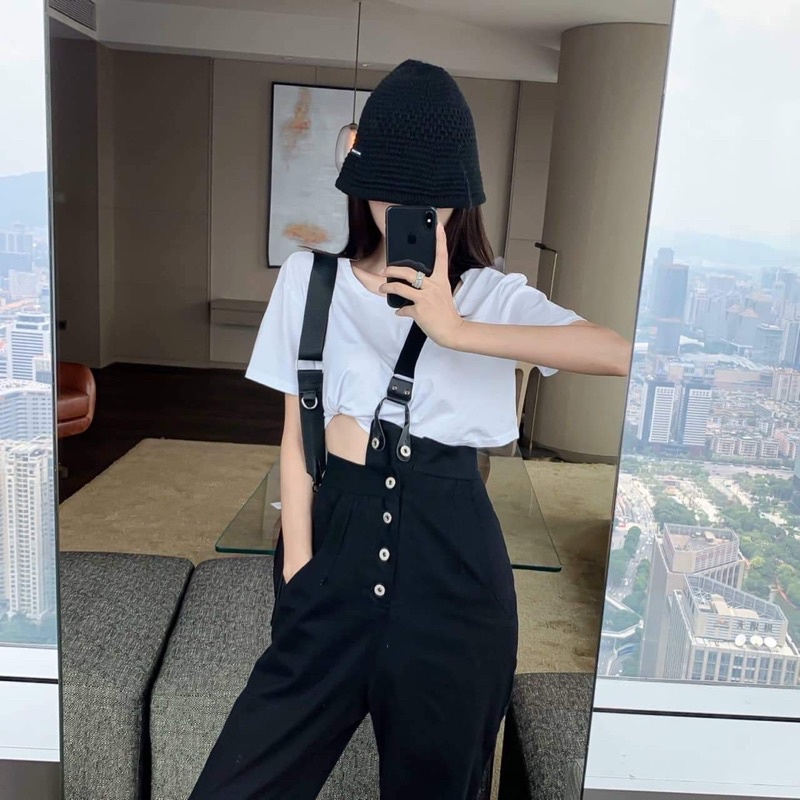 Quần yếm dây đai KA12