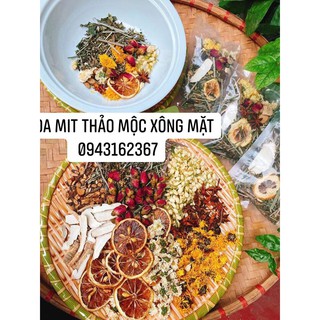 Xông mặt thảo mộc- Thải độc cho da - 1 gói 12 lần xông
